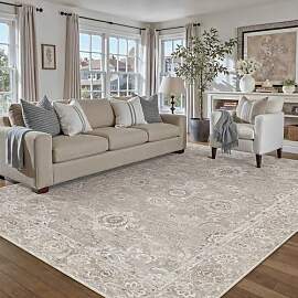 PureCozy Braun Teppich Wohnzimmer 160x230cm