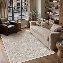 PureCozy Teppich Wohnzimmer 140x200cm Schlafzimmer 