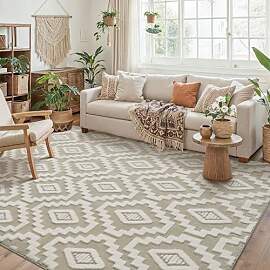 PureCozy Teppich Wohnzimmer 150x210cm Boho