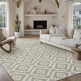 PureCozy Teppich Wohnzimmer 240x300cm Boho