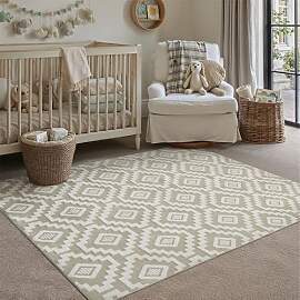 PureCozy Teppich Wohnzimmer 80x150cm Boho