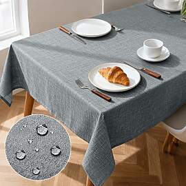 Pureegg Tischdecke Abwaschbar - Tischtuch in