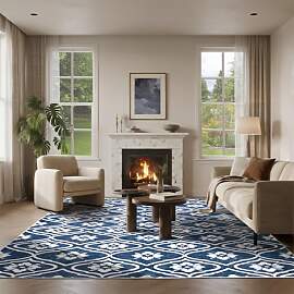 Puremy Teppich Wohnzimmer 160X220cm, Mit