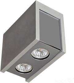 Puro Masso Deckenstrahler 2-flammig grau