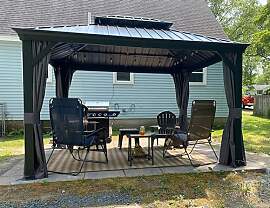 PURPLE LEAF Pavillon 3 x 3.65 m Wasserdicht Stabil 