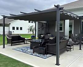 PURPLE LEAF Pergola Aluminium, 3.65 X 4.85 m