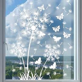 Pusteblume Fensterbilder Frühling Sommer Blumen