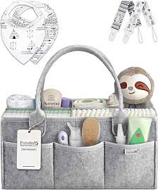 PUTSKA Windelorganizer Baby Windelcaddy Filztasche 