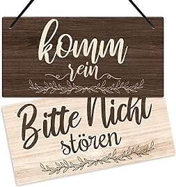 Putuo Decor Bitte Nicht Stören Schild, Komm Rein