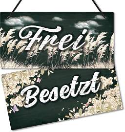Putuo Decor Türschild Frei/Besetzt –