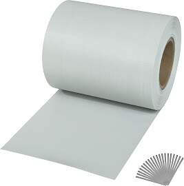 PVC Sichtschutzfolie mit Befestigungsclips - 35 m, 