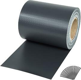 PVC Sichtschutzfolie mit Befestigungsclips - 70 m, 