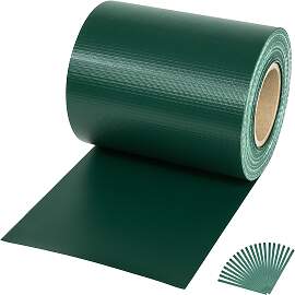 PVC Sichtschutzfolie mit Befestigungsclips - 70 m, 