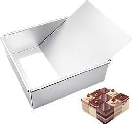 PWGHWG Quadratische Backform, Kuchenform Eckig mit 