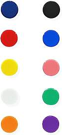 PYJLBX Kühlschrankmagnete, 10 Farben, robuste