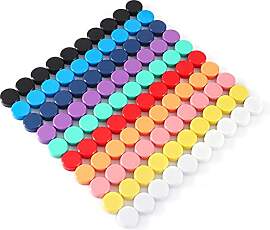 PYJLBX Magnete für Magnettafel, 100 Stück 10