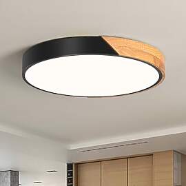 Qamra LED Deckenleuchte, Deckenleuchte Schwarz