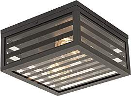 Qazqa Modern außen Deckenleuchte, Deckenlampe