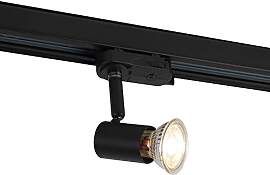 Qazqa Modern Schienenstrahler für Schienensystem