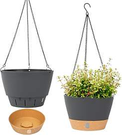 QCQHDU 2 Stück 20cm Blumenampel Hängend ür