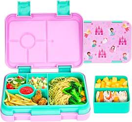 QCQHDU Brotdose Kinder mit 6 Fächern - Lunchbox