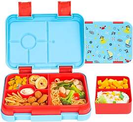 QCQHDU Brotdose Kinder mit 6 Fächern - Lunchbox