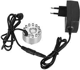Qcwwy Mister Fogger, 12 LED Mini Nebelmaschine mit 