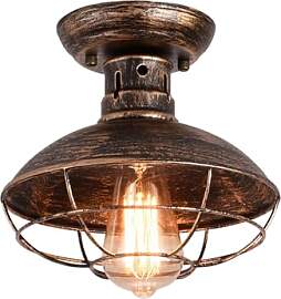 Qcyuui Vintage Deckenlampe Industrial Style mit