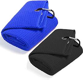 QeeHeng 2 x Golf-Handtuch, lustiges Golf-Handtuch