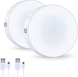 qeemmy Dimmbar Batteriebetrieben Touch Lampe,