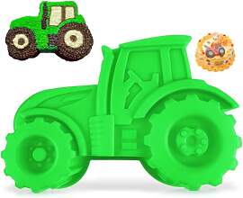 qhklew Traktor Form Kuchenform, Silikon Backform