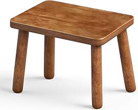 QIANBAIYI Kleiner Holzhocker, Stabiler