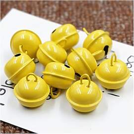 Qiantull 50 Stück Glöckchen zum Basteln 22mm