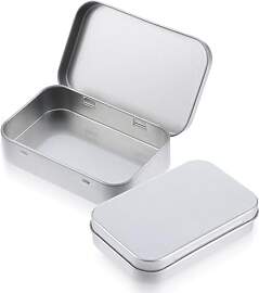 Qianyu Kleine Metallbox Behälter Blechdosen mit