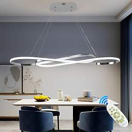 Qiaomao 57W Dimmbare LED Pendelleuchte,