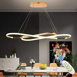 Qiaomao 57W Dimmbare LED Pendelleuchte,