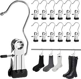 QINGHEC 30 Stück Kleiderbügel Clips,