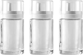QINGZY 3 Stück Essig und Ölflaschen Set, 100ml