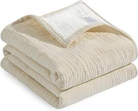 QINGZY Baumwolle Baby Decken Neugeborenen,