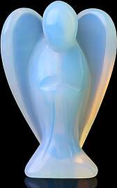 QINJIEJIE Opal Engel Figur Schutzengel Kristalle
