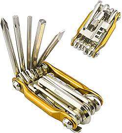 QitinDasen Fahrrad Multitool, 11 in 1 Fahrrad