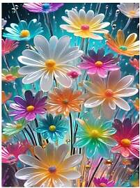 Qiukoo Diamond Painting Erwachsene Blumen –