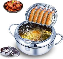 Qivine Japanischer Frittiertopf Induktion,