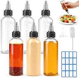 qjuwhua 15 Stück Squeeze Flasche 100ml