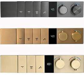 Qlonn 3/4-Funktionen Knopfthermostat-Mischer mit