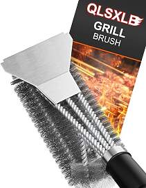 QLSXLB Grillbürste, Edelstahl Bürste Grill,