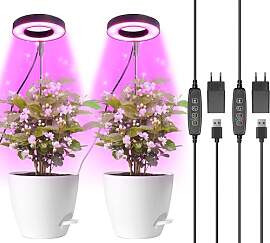 Qoolife Pflanzenlampe Led Vollspektrum, Grow Light 