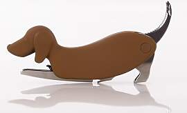 Qpractiko Korkenzieher in Hundeform, polierter