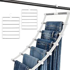 QQdou Kleiderbügel für Hosen, 2 Stück
