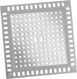 Quadrat Abflussschutz Sieb für Dusche Edelstahl